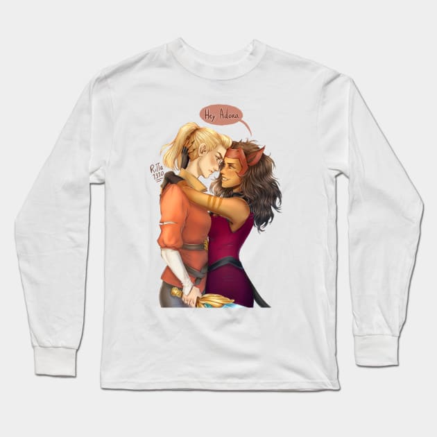 Catra and Adora Long Sleeve T-Shirt by ritta1310